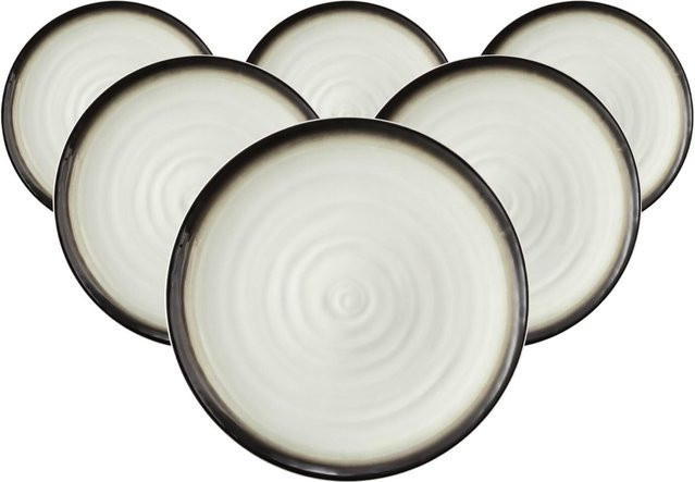 Seltmann Weiden Brotteller Terra aus Keramik in Weiß, 6er Set, Durchmesser: 17,7 cm - Bild 1
