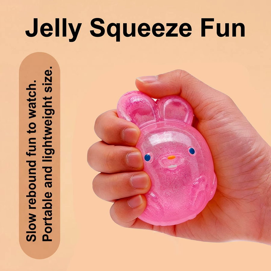 Nee-doh Nice Cube, Sensorisches Fidget-Spielzeug, Hasen-Squishy-Würfel - Bild 2