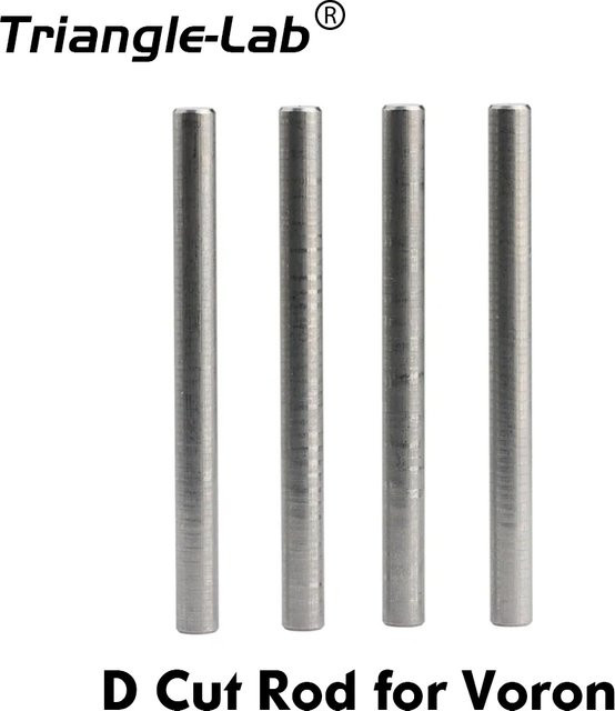 Trianglelab Voron 2.2 3D-Drucker Motorion Linear-Achsen-Kit mit 5mm geschliffener Flachwelle und 60mm D-Cut-Welle in Silber - Bild 1