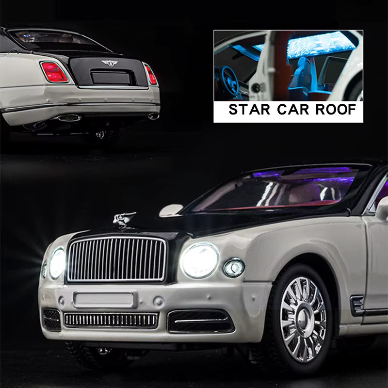 Maisto Bentley Mulsanne, Modell Auto, 1:24, Metall, Sound & Licht, ab 3 Jahren - Bild 6