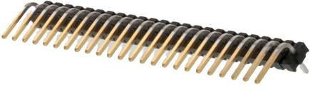 Molex Einbau-Stiftleiste Standard 24-polig Schwarz mit Goldkontakten Rastermaß 3.96mm - Bild 1