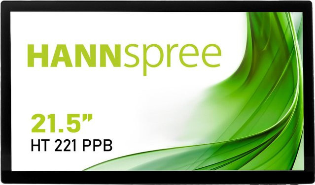 Hannspree HT 221 PPB LED-Monitor Multitouch Full HD VA Schwarz 54,6 cm (21,5 Zoll) - Bild 1