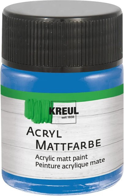 Kreul Acrylfarbe Matt Enzianblau 50 ml - Bild 1
