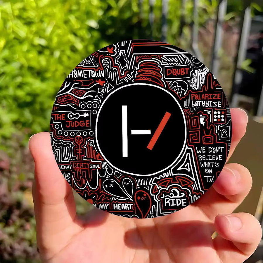 Button-Pin-Brosche T-Twenty One Pilots, Cartoon-Abzeichen - Bild 5