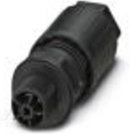 Phoenix Contact Rundsteckverbinder QPD Serie, Schwarz, 4 + PE Polstellen - Bild 1