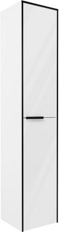 FACKELMANN Hochschrank Flair in Weiss mit 2 Türen und Soft-Close-Funktion, B/T/H: 32,0 x 32,0 x 163,3 cm - Bild 1