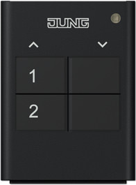Jung Funk-Handsender 2-kanalig FM HS 2 in Schwarz - Bild 1