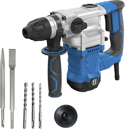 Kkmoon SDS-Plus-Bohrhammer mit 1000 W und 8 Ampere, blau