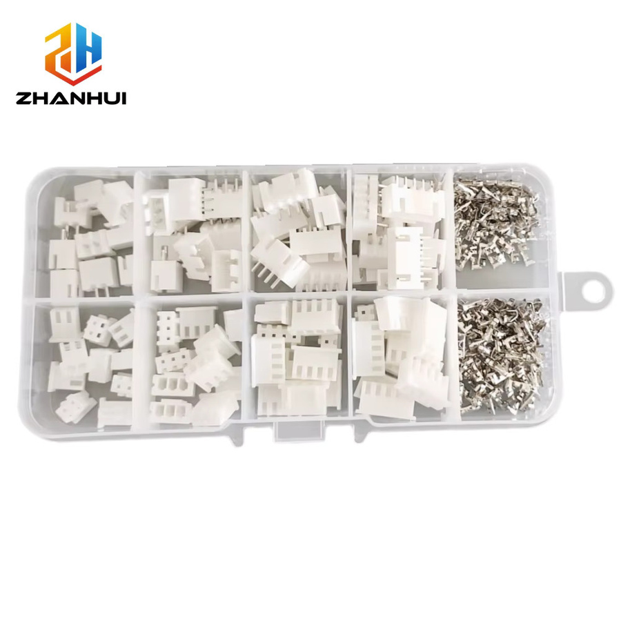 JST XH 2,54mm Steckverbinder-Set mit 230 Stück in Weiß: 2/3/4/5-polige Gehäuse, Anschlüsse und Stiftleisten für deine DIY-Elektronik - Bild 2