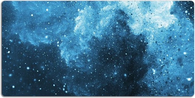 Tulup Schreibtischunterlage Der Himmel bei Nacht in Blau, B/T: 120 x 60 cm - Bild 1
