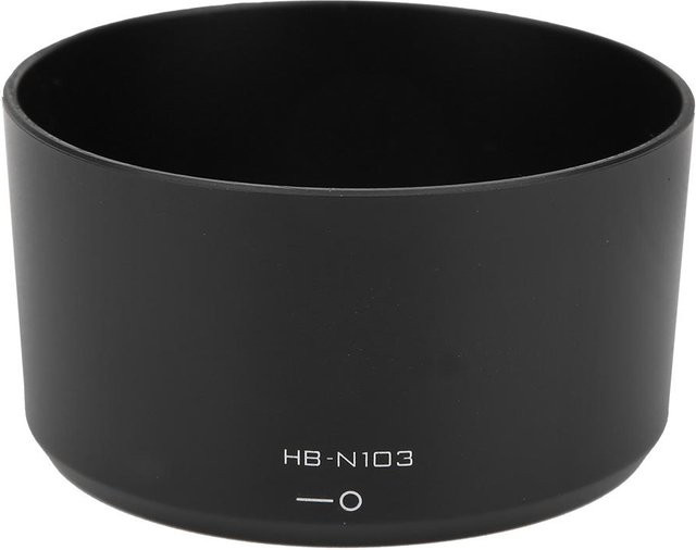 HB N103 ABS Gegenlichtblende für Nikon 1 VR 30-110mm f 3.8-5.6 in Schwarz - Bild 1