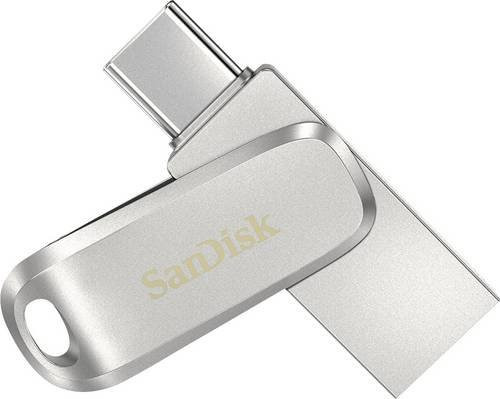 SanDisk Ultra Dual Drive Luxe USB-Stick mit USB-C und USB-A, 512 GB, Silber - Bild 1