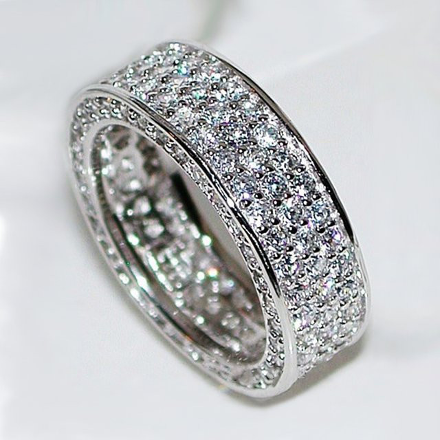 Huitan Ringe, Silber, Zirkonia, Damen - Bild 1
