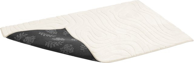 LIVARNO Langflor-Teppich in Beige und Weiß mit High-Low-Effekt, B/T: 80 x 150 cm - Bild 1