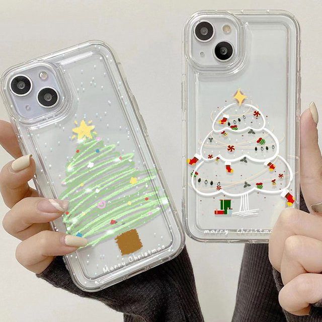 Caynes Shockproof Silikon Handyhülle für iPhone 11 bis iPhone 17 Pro Max, Transparent - Bild 1