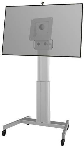 Neomounts NM-HUB2LIFTSILVER TV-Rollwagen in Silber, neigbar, für Bildschirme von 127,0 cm bis 129,5 cm - Bild 1