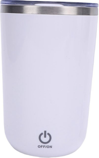 Selbstrührender Kaffee-Rührbecher von Fishine aus 304 Edelstahl in Grau - Bild 1