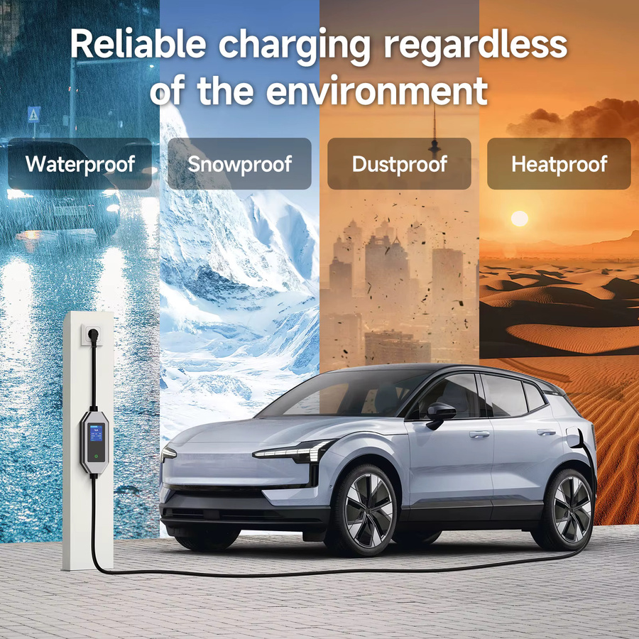 AFEEV Typ2 Tragbares EV-Ladegerät 3,5KW 16A Elektroauto-Ladegerät mit Bluetooth-Steuerung via App - Bild 6