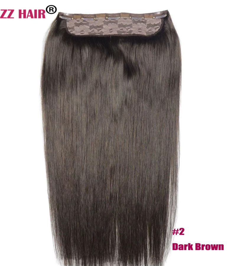 ZZHAIR Remy-Haarverlängerung, Clip-in-Einteiler, glatt, 200 g - Bild 5