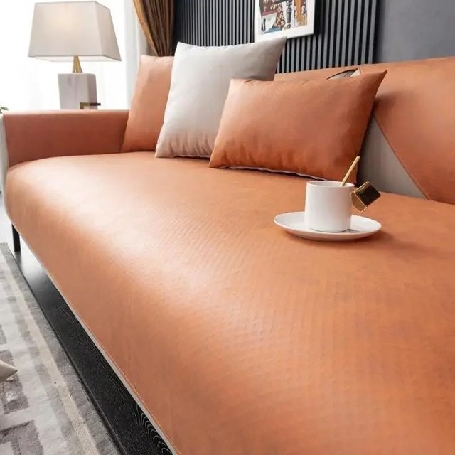 BC-Warm Home Wasserdichter und rutschfester Kissenbezug in Orange, Rechteckig, B/H: 50 x 30 cm - Bild 1