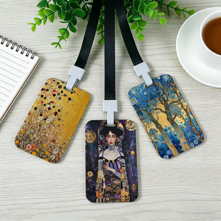 Art G-Gustav K-Klimt Kartenhülle als Unisex Visitenkarten-, Kreditkarten- und Ausweishalter - Bild 2