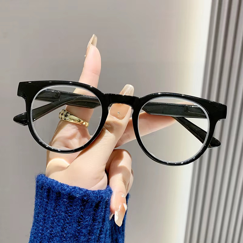Retro-Lesebrille, rund, Vollrand, Kunststoff, Damen - Bild 2