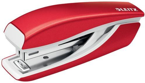 Leitz Desktop Heftgerät in Rot/Weiß mit einer Heftleistung von 10 Blättern (80 g/m²) - Bild 1