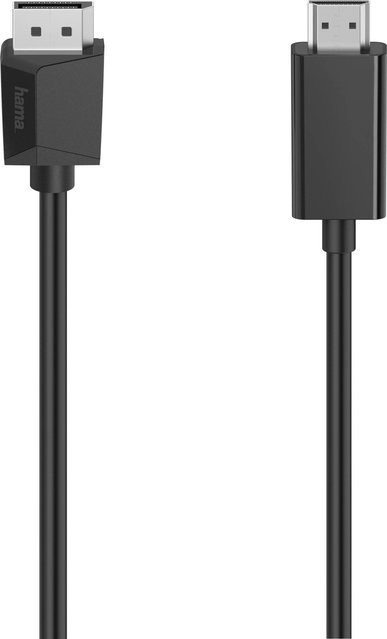 Hama Video-Kabel DisplayPort auf HDMI Ultra-HD 4K Schwarz 1,5 m - Bild 1