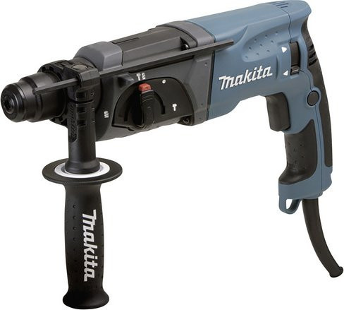 Makita SDS-Plus Bohrhammer HR2470 in Schwarz, Türkis und Blau mit 780 W und 2,4 Joule - Bild 1