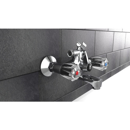 SCHÜTTE Savino Wannenfüllarmatur aus Messing in Chrom Silber - Bild 2