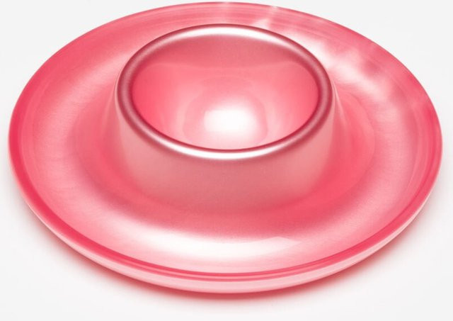 G.F. Heim Söhne Eierbecher aus Acrylglas in Rosa mit Perlmutt-Optik - Bild 1