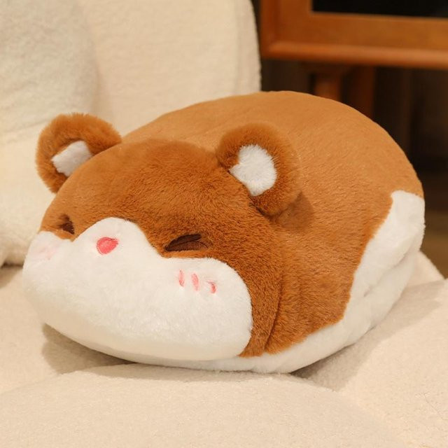 Yiran Health & Beauty Cartoon Hamster Plüschtier, Weiches Kuscheltier Kissen, 40cm - Bild 1
