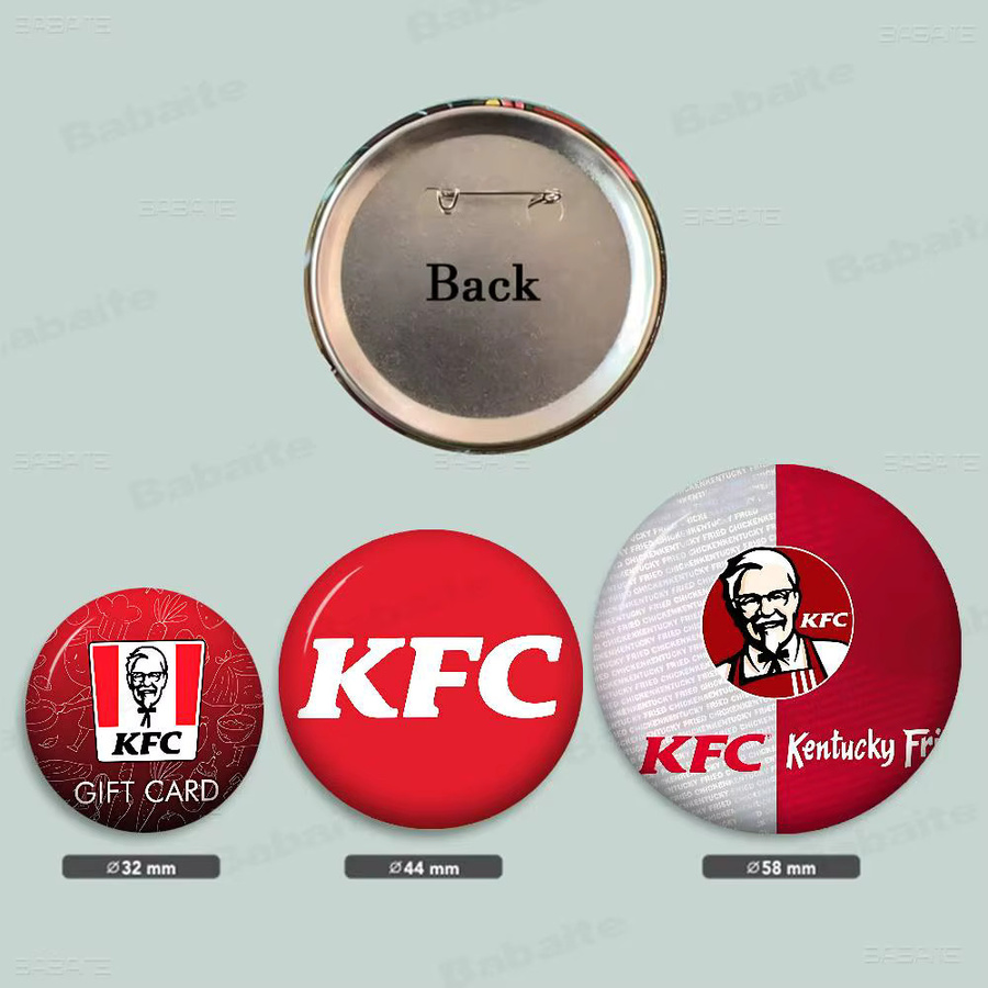 K-HOME Button Pin, Metall, Kinder - Bild 2