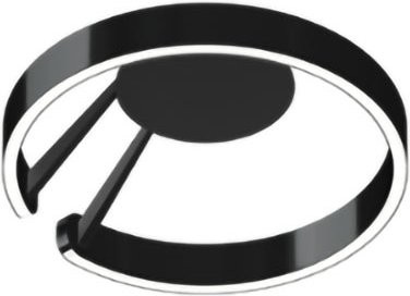 Occhio Mito aura 40 LED-Wand- und Deckenleuchte in Schwarz matt mit Black Phantom Kopf und Occhio air Modul, dimmbar mit x-tra warmem Licht (2200K - 3500K) - Bild 1