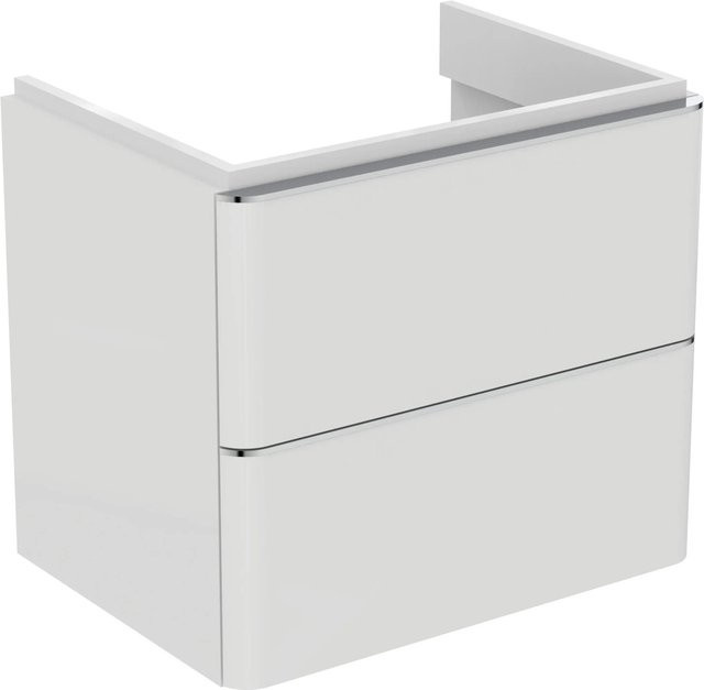 Ideal Standard Waschbeckenunterschrank Adapto Weiß Hochglanz Breite: 57 cm - Bild 1