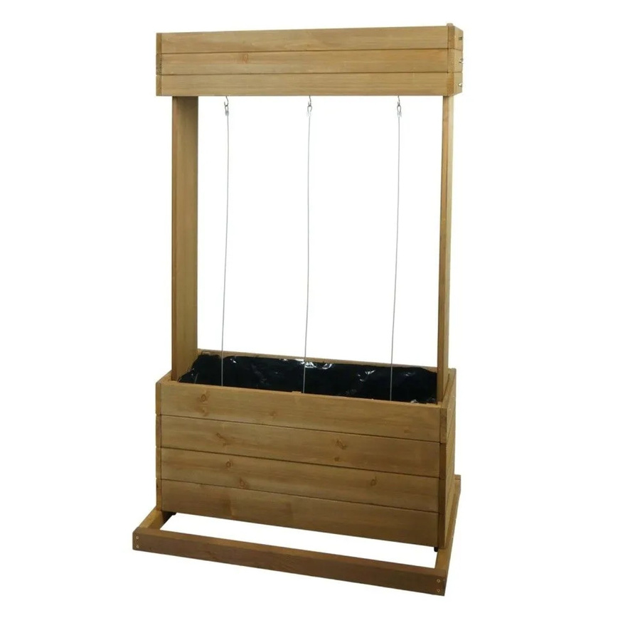 Hochbeet MCW-L72 aus Tanne Holz FSC in Braun, B/T/H: 145 x 85 x 50 cm - Bild 3