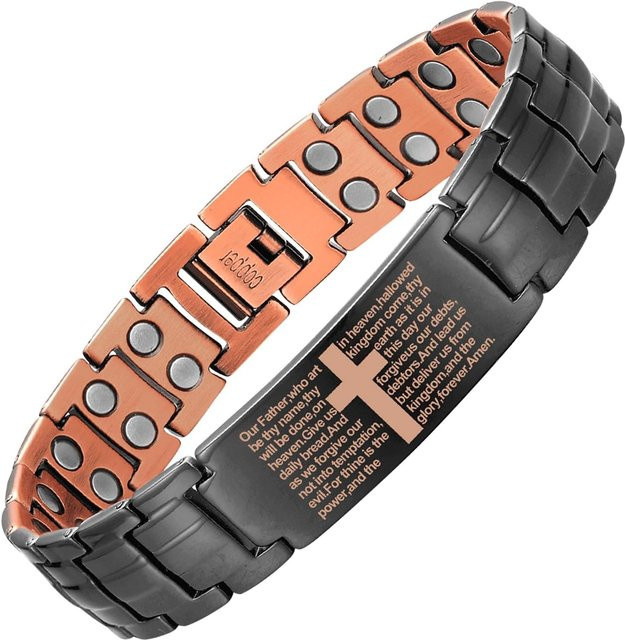 CY-jewelry Armband, Kupfer, Magnetisch, Herren, beige - Bild 1