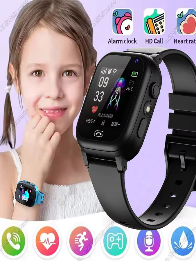 Ola Esporte Mini-Smartwatch für Kinder in Pink mit 4G-SIM-Karte, SOS-Ortung, Anruffunktion und Kamera - Bild 3