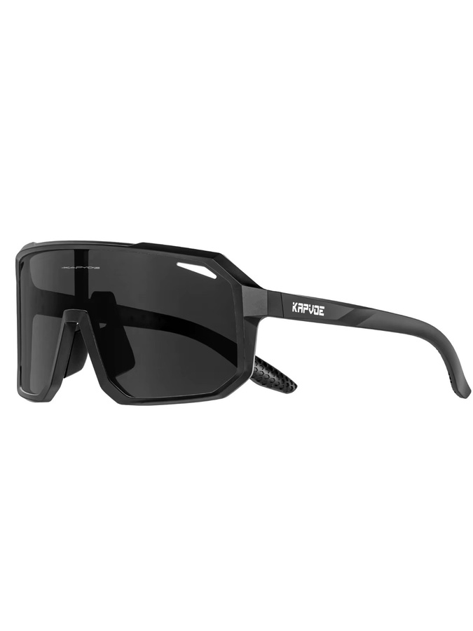 KAPVOE Sportsonnenbrille, Herren, Vollrand, Schwarz, Kunststoff, polarisiert - Bild 5