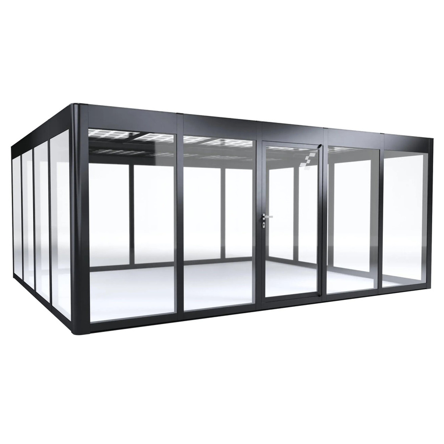 SunElements Gewächshaus Energy 5.4 in Silber, B/H/T: 548 x 229 x 443 cm, UV-beständig und winterfest - Bild 2
