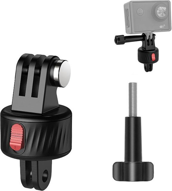 GoPro Magnetic Mount Base Magnetischer Saugnapf-Adapter mit Schnellspanner in Schwarz - Bild 1