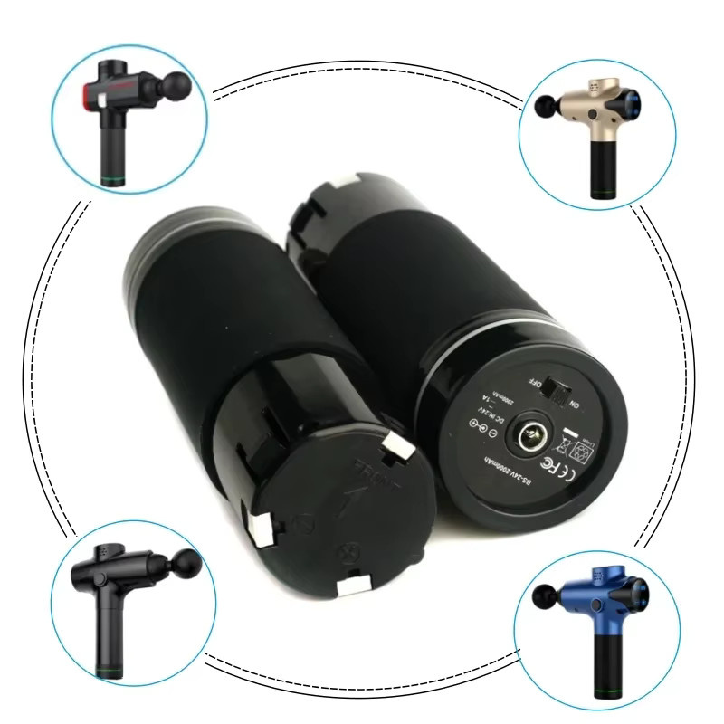 Aimjin Lithium-Ionen Batterie 24V 4800mAh in Schwarz für Massagepistolen und Faszienpistolen - Bild 4
