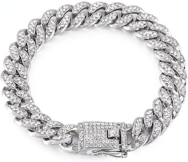 Halskette Metall, silber, 55cm, Unisex - Bild 1