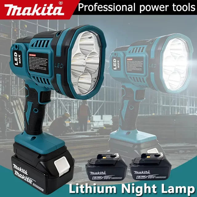 Makita kabellose LED-Taschenlampe als tragbare Laterne und Notlampe für 18-V-Akkus - Bild 1