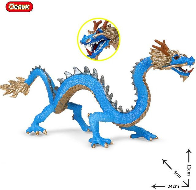 Oenux Drachen Dinosaurier Actionfiguren Tiere Modell PVC ab 3-6 Jahren - Bild 1