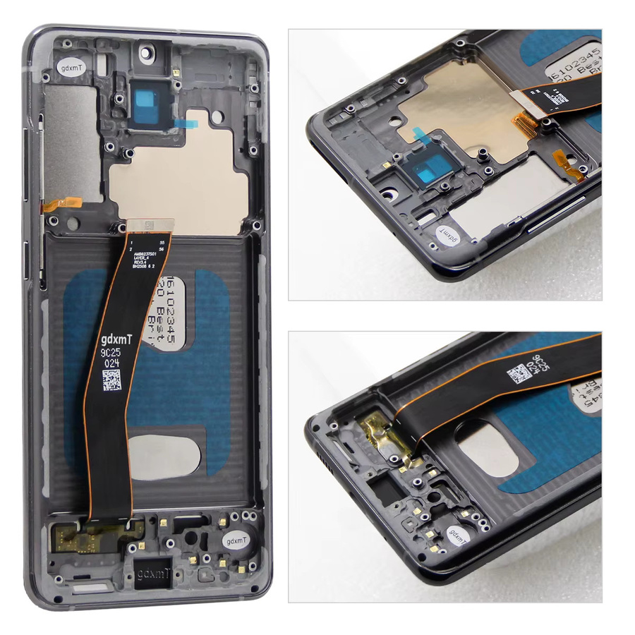 Q-PASS LCD Touch Screen Display Digitizer Montage für Samsung Galaxy S20 4G SM-G980 SM-G980F SM-G980F/DS in Schwarz oder Silber - Bild 2
