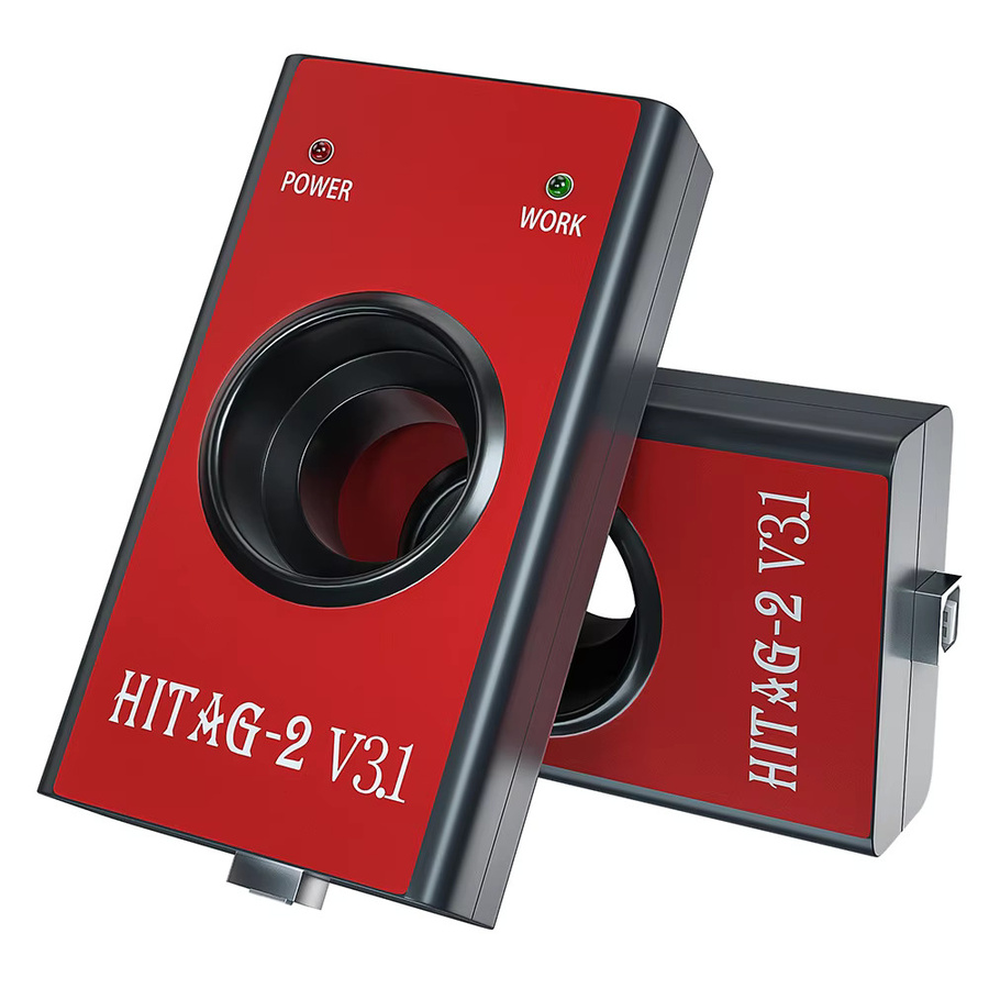 Hitag2 V3.1 Universal Auto Schlüssel Programmierer von YIQIXIN in Rot für BMW Audi OPEL NISSAN zur Transponder Immo Remote PIN und VIN Diagnose via OBD2 - Bild 3