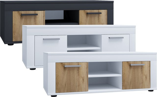 VCM Lowboard Usilo L Fernsehregal H x B x T: 37 x 102 x 45 cm - Bild 1