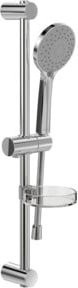 Villeroy & Boch Duschgarnitur Universal Showers 3-strahlig mit Handbrause, Wandmontage, Matt Black - Bild 1
