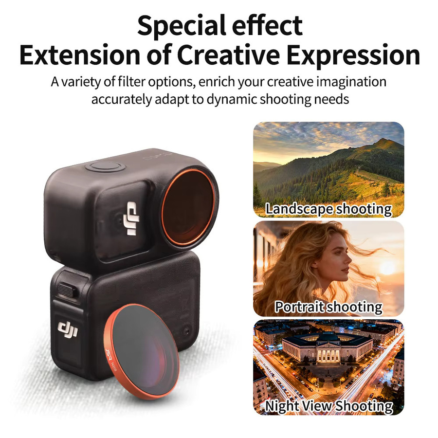 DJI NANO Kamera Filter Set mit CPL UV ND Filtern und Aluminium Legierung Rahmen für DJI OSMO NANO Action Kamera Zubehör - Bild 2